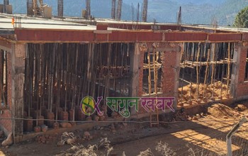 बैतडी विमानस्थल पाटनमा टर्मिनल भवन र टावर निर्माणको काम हुँदै 